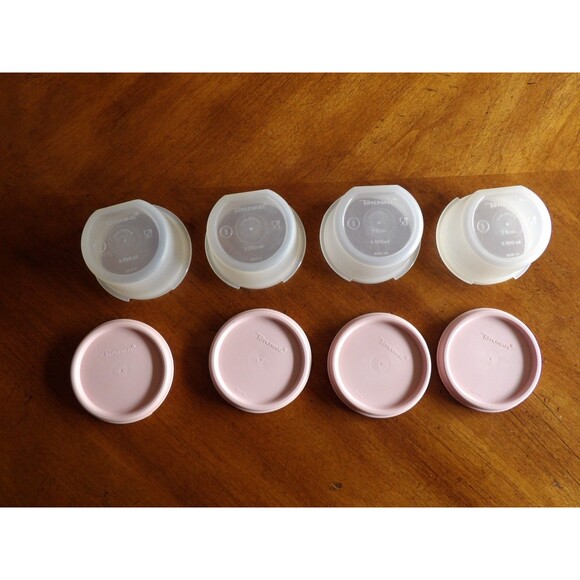 TUPPERWARE Modular Mates Pantry Lot 12x Containers w/Lids Pastel Pink - Picture 5 of 16